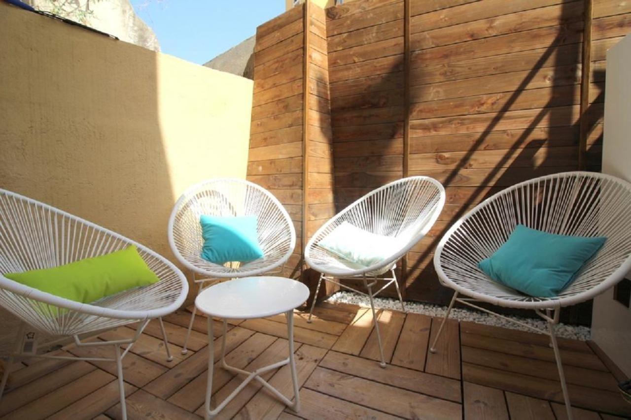 Nice Booking - Atelier Du Vieux Nice Terrasse Esterno foto