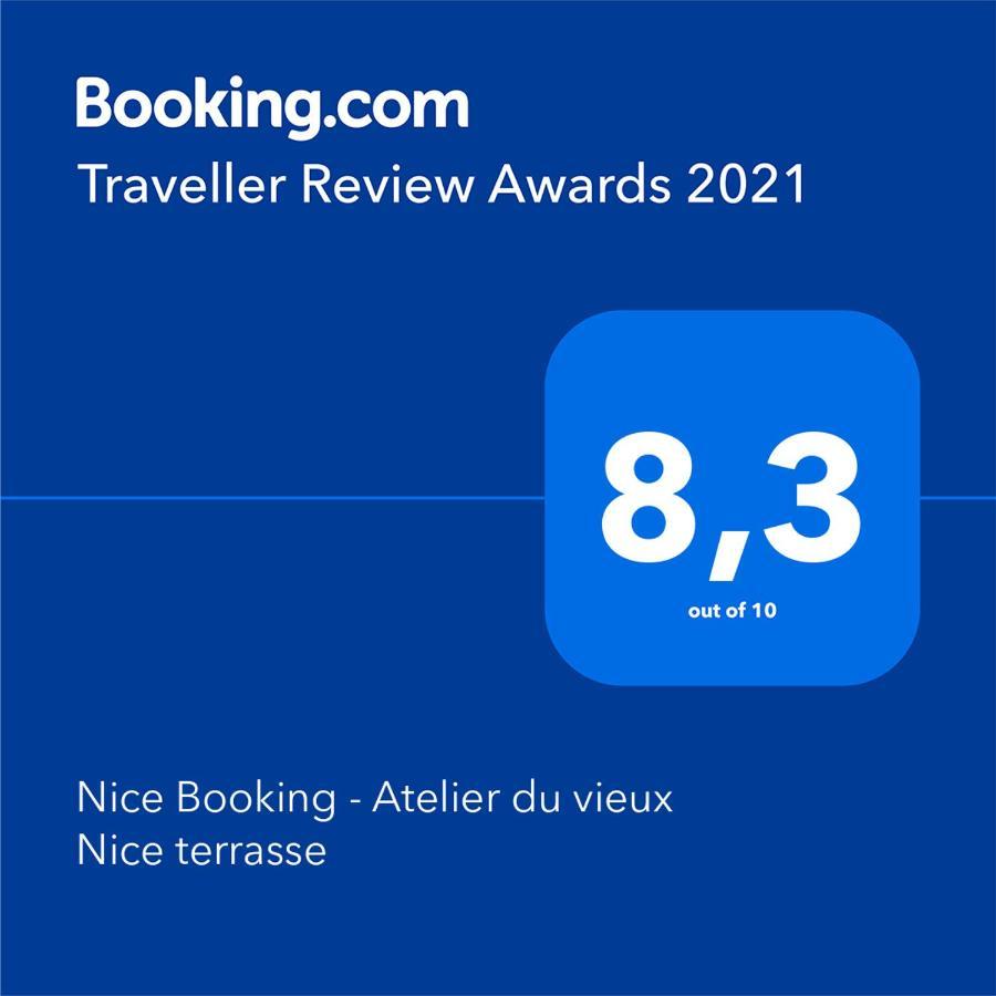 Nice Booking - Atelier Du Vieux Nice Terrasse Esterno foto